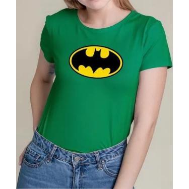 Imagem de Camiseta Camisa Adulto Feminina Masculina Algodão Batma n Morcego Heró