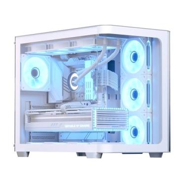Imagem de Gabinete Gamer ATX P500C Branco Lateral Vidro Aerocool