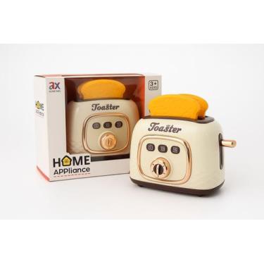 Imagem de Brinquedo Torradeira Infantil Faz Conta Divertido Pao Pula - Bruartt