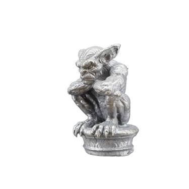 Imagem de Estátua em miniatura de demônio de monstro de latão, escultura de fantasma de metal, escritório, casa, estudo, mesa de trabalho, ornamento bonsai, micro paisagem, decoração de mesa de areia