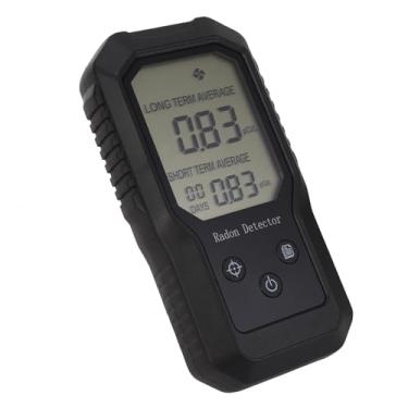 Imagem de Hyuduo Detector Digital de Radônio Com Exibição de Resultados de Longo e Curto Prazo, Testador Portátil de Gás Radônio para Uso Doméstico Com Montagem na Parede e Precisão de 7 Dias