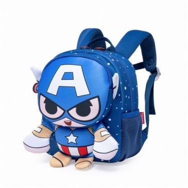 Imagem de Mochila Capitão America Reforçada Infantil Marvel