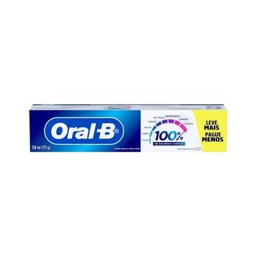 Imagem de Creme Dental Oral-B 100% Menta Refrescante 175g
