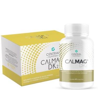 Imagem de Calmag D3 E K2 60 cápsulas 500mg Plus Central Nutrition