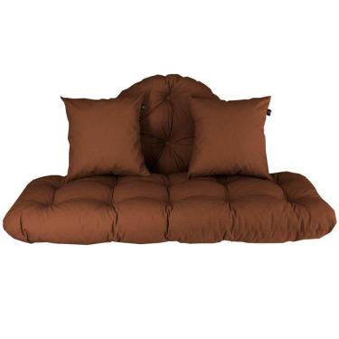 Imagem de Almofadas Impermeável Cadeira De Balanço Suspenso Ninho Dohler Marrom