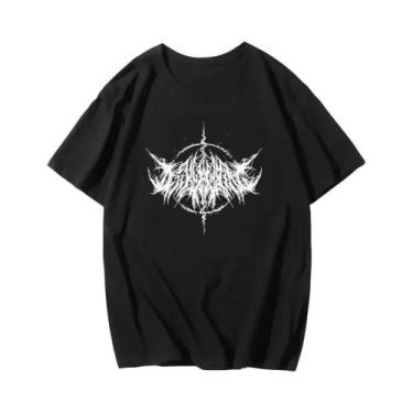 Imagem de Camiseta Casual Feminina Vintage Dos Anos 90 Hip Hop Kawaii Streetwear