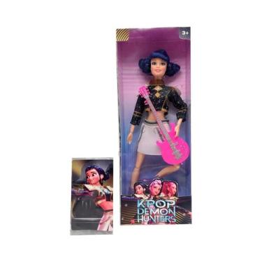 Imagem de Figura De Brinquedo Kpop Demon Hunters Derpy Rumi Mira Zoey Sussy Com 