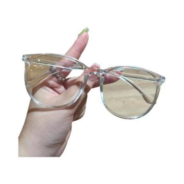 Imagem de Óculos Unissex De Alta Definição Com Armação Redonda Retrô, Bloqueador