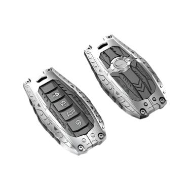 Imagem de Capa para chave remota de carro, compatível com geextremamente coolray atlas boyue nl3 emgrand x7 ex7 suv gt gc9 borui, capa de proteção automática(Black)
