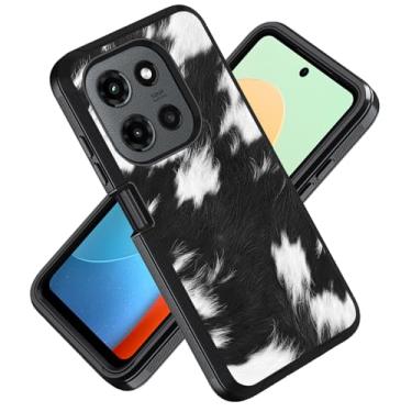Imagem de ZXHSBROK Capa para celular Moto G Stylus 5G 2025, grau militar, resistente, 3 camadas, à prova de choque, capa protetora contra quedas para Motorola Moto G Stylus 5G 2025, estampa de vaca