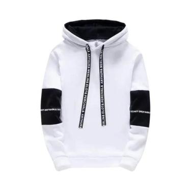 Imagem de Moletom Masculino De Manga Longa Com Estampa Casual Hip Hop, Pulôver E