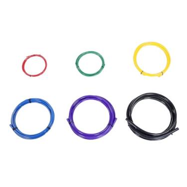 Imagem de Generic Kit de Extensão de Tubo de Cobre de Condicionamento de 6 Unidades, 4m 1/4 pol. 3/8 pol. 1/2 5/8 3/4 7/ Com Tiras de Plástico PE, Acessórios de Serra de Mesa