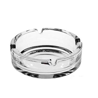 Imagem de Cinzeiro para decoração interna e externa para casa cinzeiro de mesa quadrada cinzeiro de vidro cinzeiro Tabuleiro de fumaça de cigarro de charuto (A)