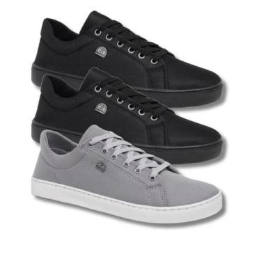 Imagem de Kit 3 Tênis Masculino Casual Ultra Confortável e Resistente - Bless Ac