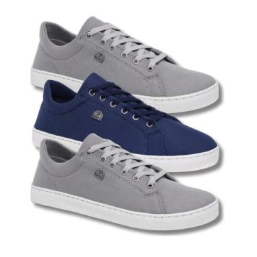 Imagem de Kit 3 Tênis Masculino Casual Ultra Confortável e Resistente - Bless Ac