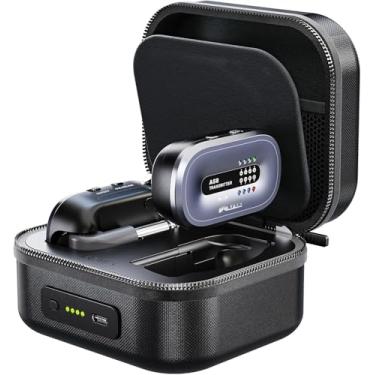 Imagem de Xvive Sistema de guitarra sem fio AC58 de 5,8 GHz, sistema sem fio de guitarra A58 com estojo de carregamento para captador ativo ou passivo para baixo elétrico/acústico