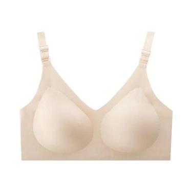 Imagem de Sutiã Sem Costura E Sem Fio Para Mulheres, Confortável, Em Cor Jelly, 