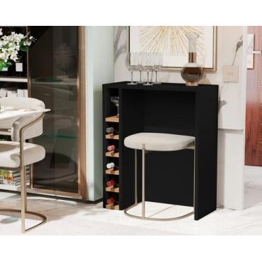 Imagem de Aparador Sala De Estar Com Adega Bar Para Cervejeira Hall De Entrada O