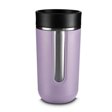 Imagem de Copo Térmico Isolante 400ml Lilás - Elegância E Praticidade Para Suas Bebidas