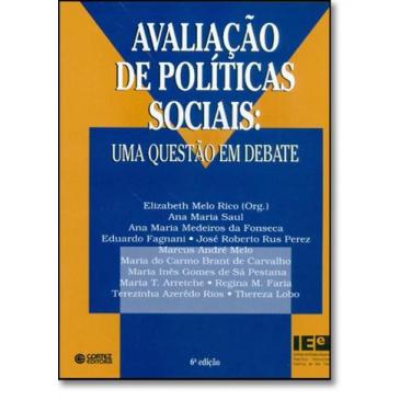 Imagem de Avaliação de Políticas Sociais: Uma Questão em Debate - CORTEZ, 3