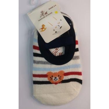 Imagem de Meia Sapatilha Pilates Infantil menino com Estampas Antiderrapante han