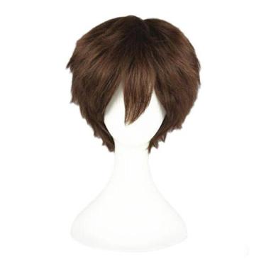 Imagem de Peruca de cosplay Kings Avatars Wangs Jiexis Anime 15 cm para festa - 