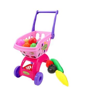 Imagem de Brinquedo de carrinho de compras para crianças Mini carrinho - Gloome 