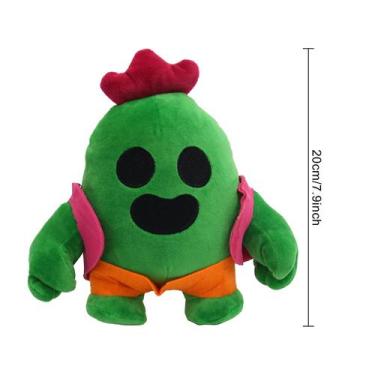 Imagem de Brinquedo de pelúcia, boneca de pelúcia, cactus, 20 cm, multicolorido 