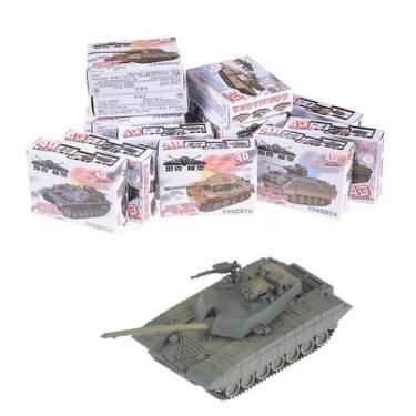 Imagem de Modelo de montagem: tanque, brinquedo de plástico 4D, escala 1/72, par