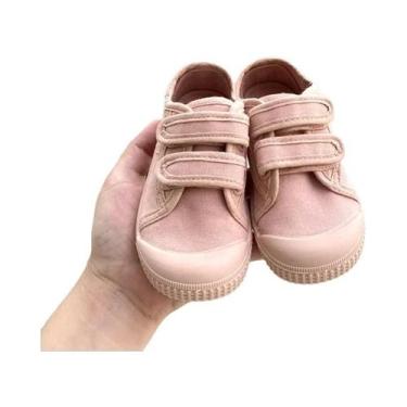 Imagem de Tênis Retro Leves E Respiráveis Para Crianças, Solado Macio, Cor Sólid