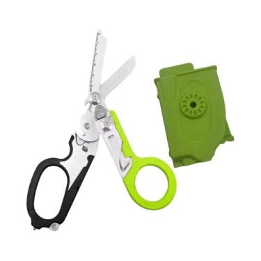 Imagem de Tesoura Tática Dobrável Raptor: Ferramenta EDC De Sobrevivência Para P