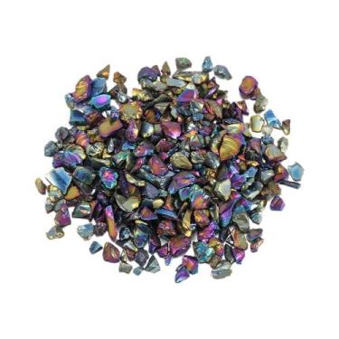 Imagem de Resina Epóxi UV Cristal Para Preenchimentos, Pedras De Vidro Quebradas