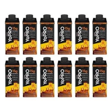 Imagem de Bebida Láctea UHT com 15g de Proteínas Danone - YoPRO 250ml 12 Unidades-Unissex