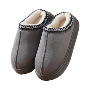 Imagem de Chinelos De Plataforma Fluffy De Inverno Para Mulheres, Quentes E Conf