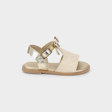 Imagem de Sandália Infantil Bibi Shine Mini Dourada-Feminino