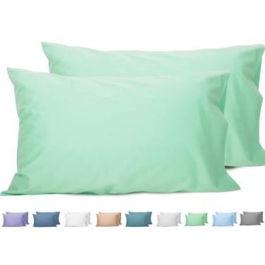 Imagem de Conjunto de fronhas Girassol 100% algodão Queen Green x2 - sunflower