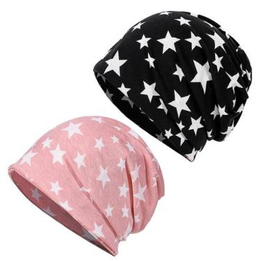 Imagem de Gorro feminino JarseHera, algodão, bonés quimioterápicos, 2 pares com 