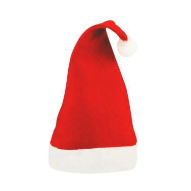 Imagem de Gorro Papai Noel Tecido Feltro Prime Tamanho Único Adulto - Magizi