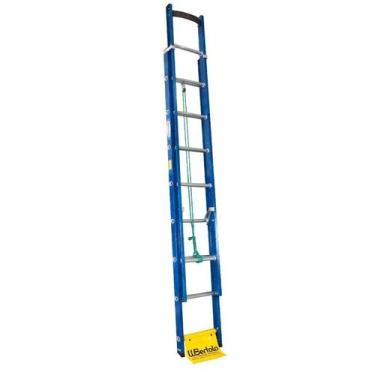 Imagem de Escada em Fibra Extensível Vazada 13 Degraus 2,60x4,10m Premium WBerto