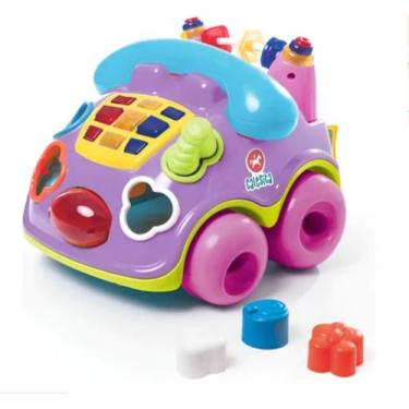 Imagem de Brinquedo telefone falafone tateti calesita cores variadas