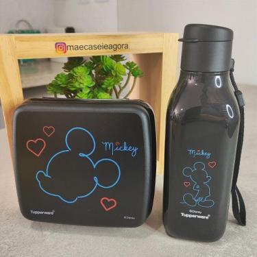 Imagem de Kit 2 Peças Mickey Colors - Eco 500 ml + Porta Sanduíche Tupperware