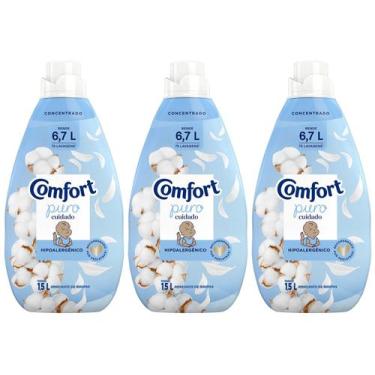 Imagem de Kit Amaciante Comfort Puro Cuidado Intense - Concentrado 1,5L 3 Unidad
