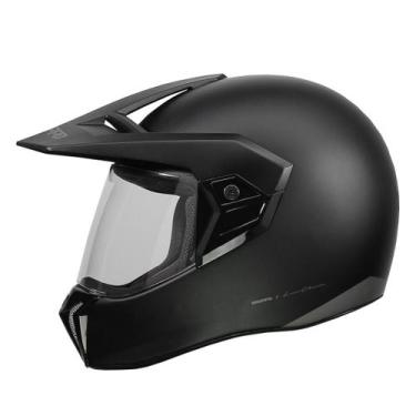 Imagem de Capacete Moto Masculino Feminino Bieffe 3Sport Classic, 58, Preto Fosc