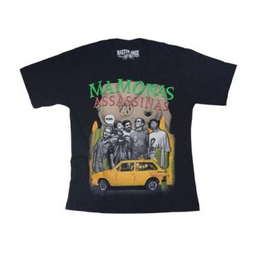Imagem de Camiseta Mamonas Assassinas Brasilia amarela rock nacional MRMAMO MR42
