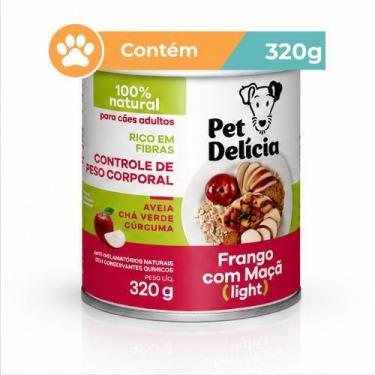 Imagem de Ração Úmida Pet Delícia Frango Maçã Light Cães 320g - Pet Delicia