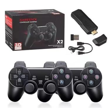 Imagem de Game stick x2 30mil jogos, 2 controles, videogame stick, retro games