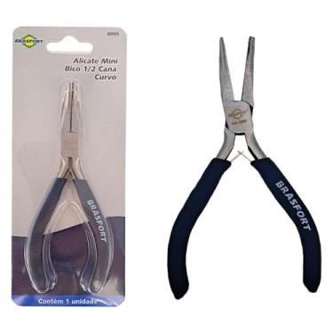 Imagem de Alicate Mini Brasfort Bico Meia Cana Curvo - 8995 - BRASFORT / BRAFT