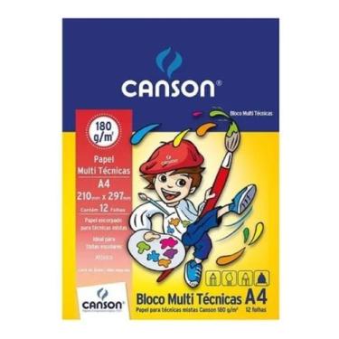 Imagem de Bloco Multiuso Infantil Canson A4 180g/m²