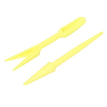 Imagem de Levantador de mudas, plantadeira de sementes pequenas, confortável para usar peso leve para plantio de vegetais(amarelo)