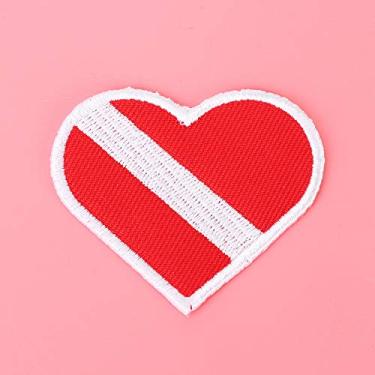 Imagem de Patches bordados Applique, bordado Applique Badge Generoso e belo apoio de ferro 2.2x1.8 polegadas para coletes para jeans para jaquetas